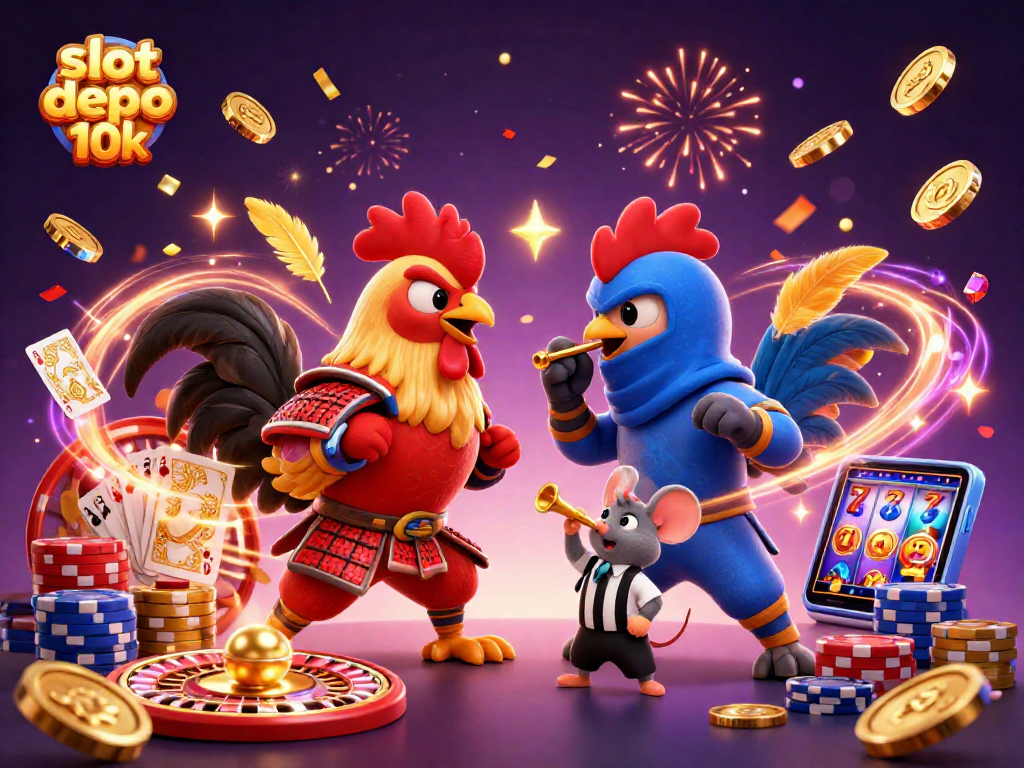 Win big at slot depo 10k with thrilling gameplay featuring vibrant elements and dynamic action.