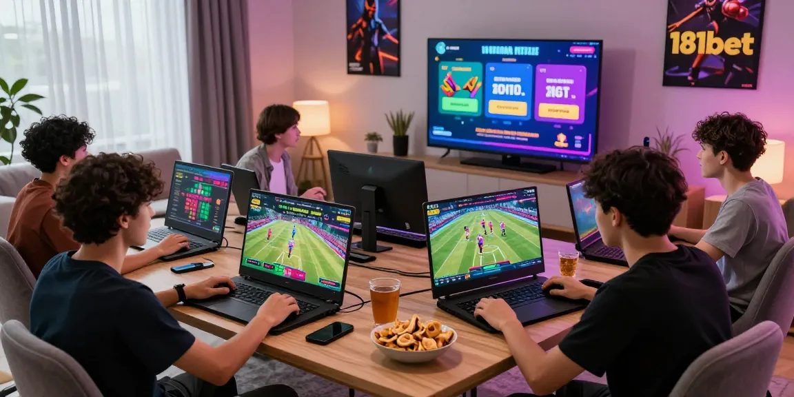 Engaging scene of players enjoying betting at 181bet's online platform, showcasing diverse gaming options.