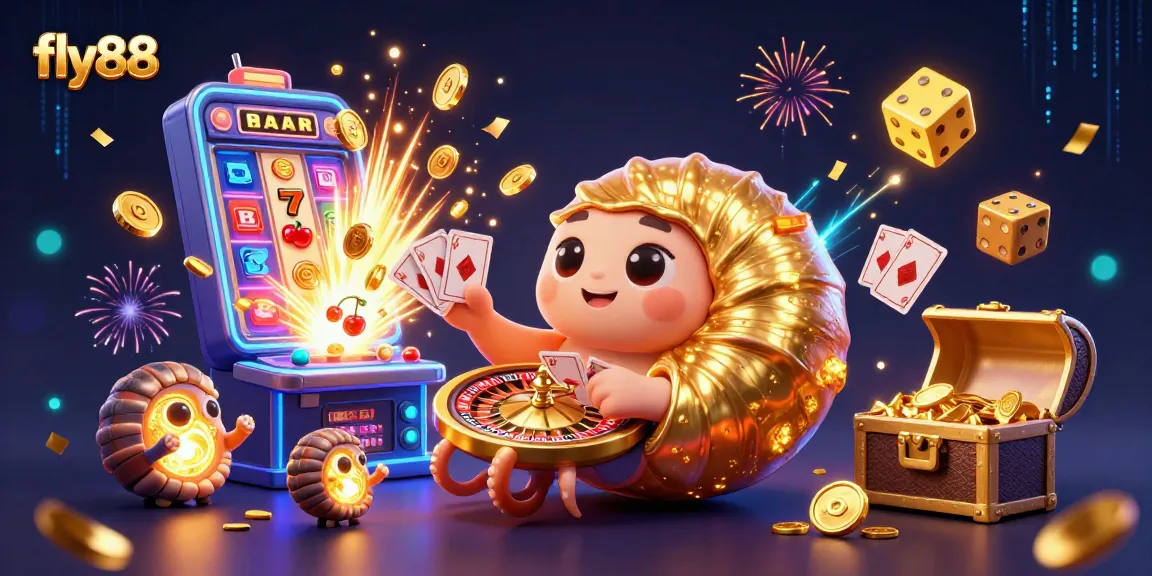 Experience excitement at fly88 with a thrilling jackpot explosion and interactive 3D casino elements.